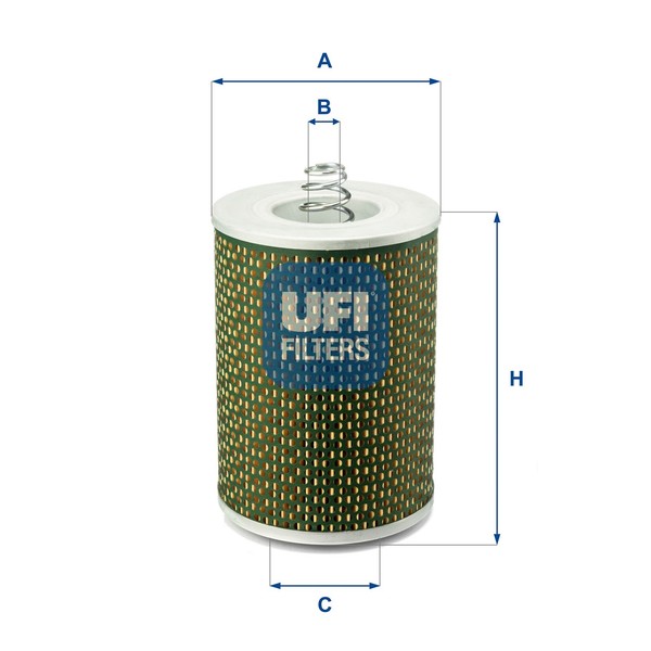 ÖLfilter UFI 25.505.00 Filtereinsatz FüR 303 Mercedes 301 404 MK LN2 SK LK-image