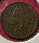 1907 US Indian Head Cent! XF! SHARP! Old US Coin!