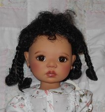 Global SISSY Doll Wig SIZE 11/12 TRUE DARK BROWN Afro Wig 5 Braids A NWT