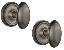 Nostalgic Warehouse Classic Rosette with Homestead Door Knob, Privacy - 2.75"