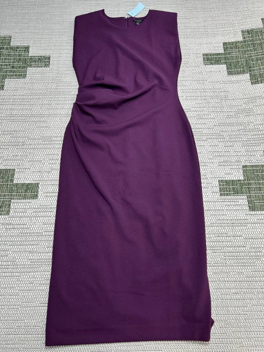Robe De Cocktail Ann Taylor – Taille 18 – Couleur Vin, Dentelle – Neuve Avec étiquette (NWT) – Ligne A