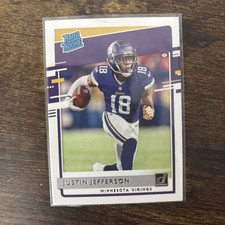 2020 Donruss Optic Rated Rookie Justin Jefferson #313 - Exact Card Pictured!. rookie card picture