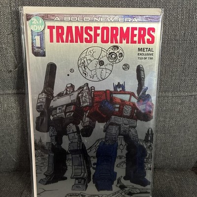 FAN EXPO Exclusive TRANSFORMERS #1 METAL EXCLUSIVE Variant Cover #713 of 750