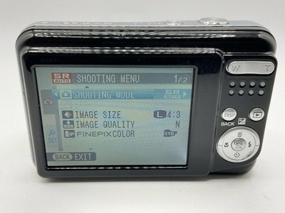 FujiFilm FinePix AX655 16MP Digital Camera – Black – Body Damaged