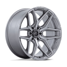 22x9.5 Fuel Wheels Flux Platinum Rims 6x139.7 Et20 1pc