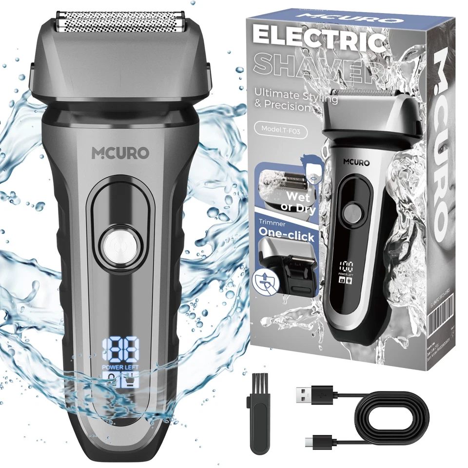 Rasierer Herren Elektrisch Herrenrasierer Rasierapparat Rasierer Nass&Trocken