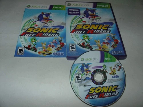 Sonic Free Riders (Microsoft Xbox 360, 2010) Minty Complete CIB