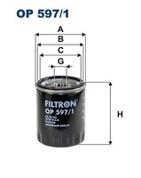 Filtron ÖLfilter Op 597/1 Anschraubfilter FüR Mazda Er Cx Gj Bn Dk Dl Bm Dj Gl