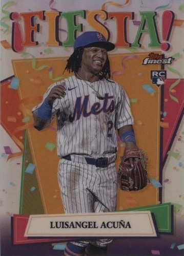 2024 Topps Now 711SP Luisangel Acuna Mets Rookie Call-Up Red /10 
