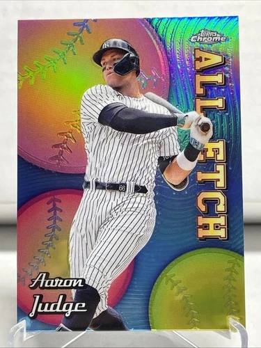 AARON JUDGE 2024 TOPPS CHROME ALL ETCH INSERT REFRACTOR CARD CAE6 NY YANKEES MVP