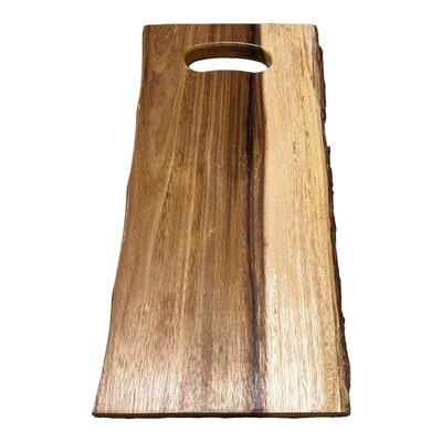 Live Edge Wood Upper International Cutting Charcuterie Board 8 x18  Wedding GIft