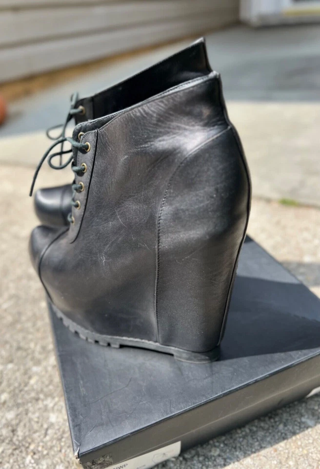 Wild Pair Leather Platforms - Image 4 of 4