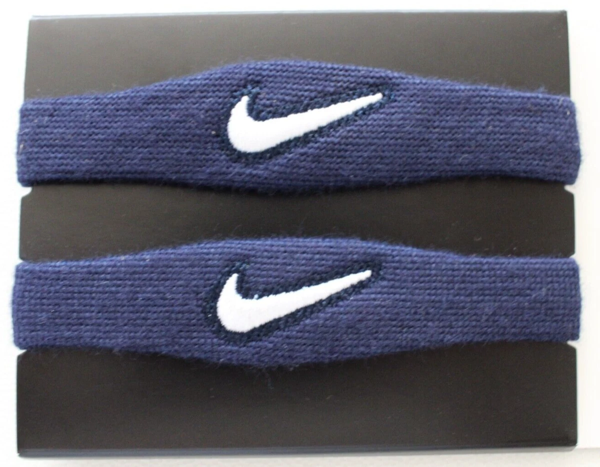 Nike Dri Fit Football Bicep Bands College Navy White Adult OSFM