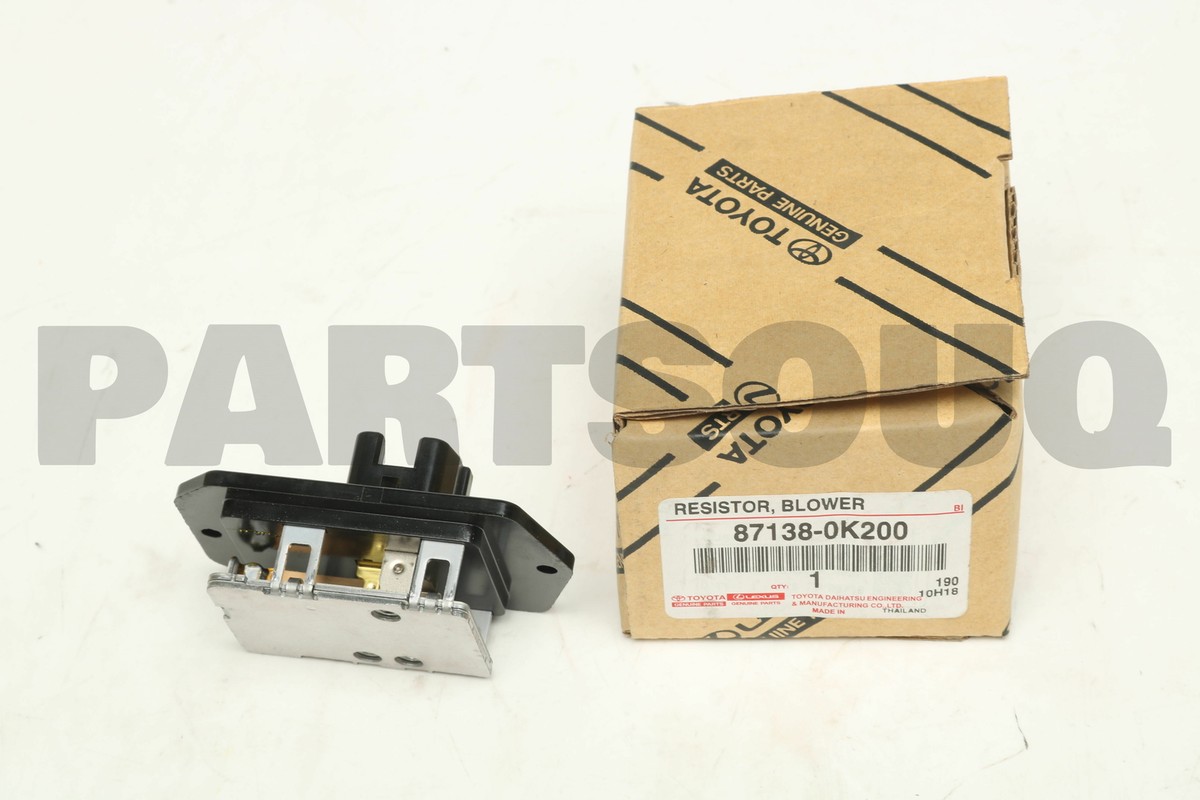 871380K200 Genuine Toyota RESISTOR, BLOWER 87138-0K200 | eBay