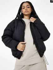 BNWT Kangol Women's Size Uk 12 (M) Black Padded Boxy Puffy Jacket 