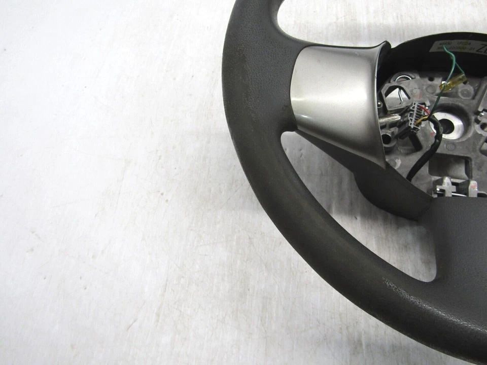 Volante Nissan Cube 2009-2010 couro cinza escuro inclinação ZD OEM 48430 1FC2A - Imagem 2 de 4