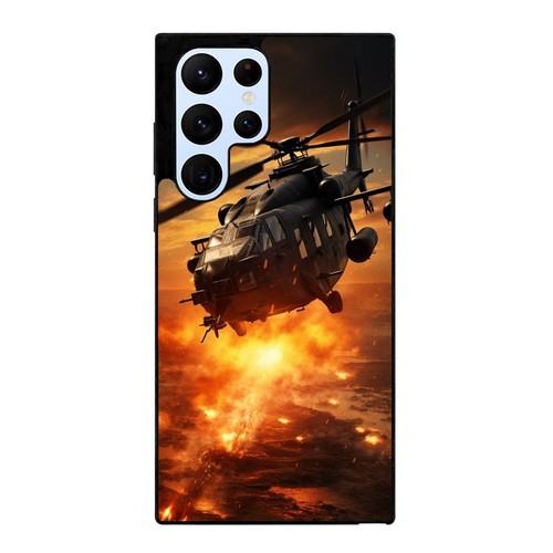 Shockproof Case For Samsung A15 A16 S23 S24 S25 Ultra FE black Apache helicopter - 第 4/25 張圖片