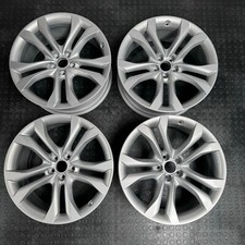 SET OF 4 GENUINE AUDI Q5 5 TWIN 20" INCH SILVER ALLOY WHEELS 8R0601025AP