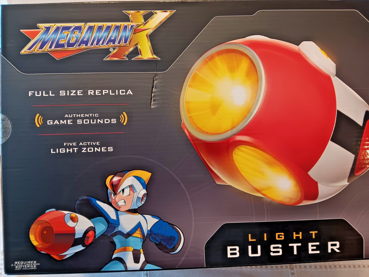 JAKKS Pacific Mega Man X Light Buster Full Size Replica with Light