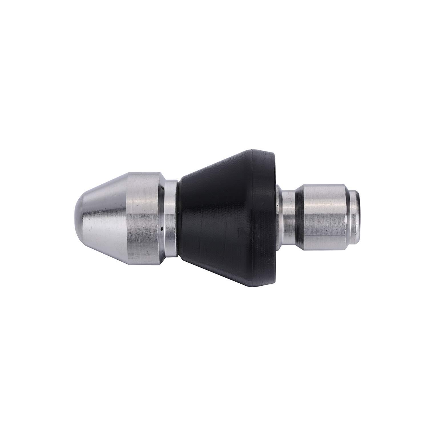 Pressure Washer Sewer Jetter Nozzle,Drain Cleaning Water Jetter,5000 PSI 3/8 ...