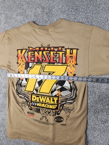 Vintage Matt Kenseth 17 DeWALT Ford Taurus NASCAR Series T Shirt GILDAN NOS RARE - Picture 3 of 9