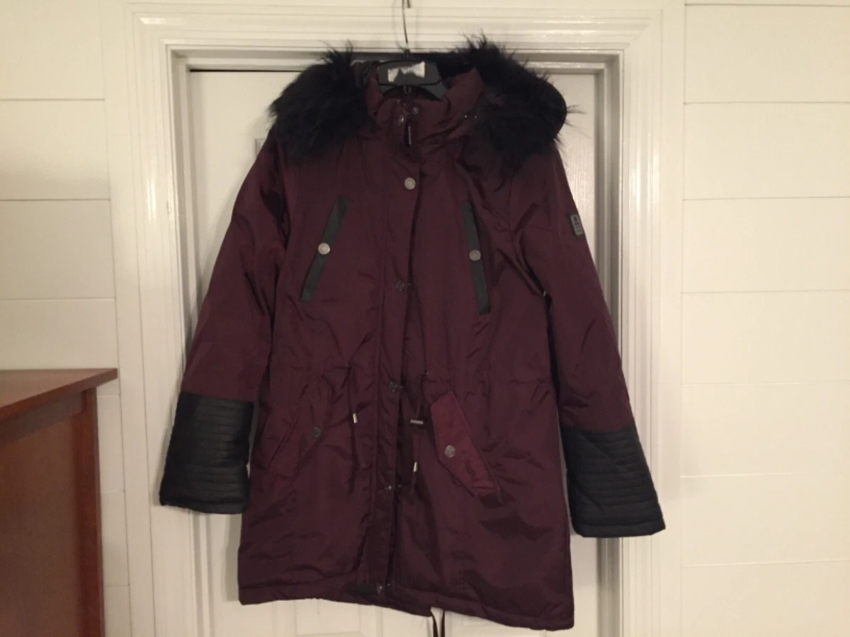 Rocawear Classic Women's Puffer Parka Jacket Hooded Coat Size Large Faux  Fur | eBay