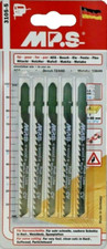 5 MPS Profi Stichs&auml;gebl&auml;tter 100mm T244D T-Schaft Kurvenschnitte, Holz  3105-5