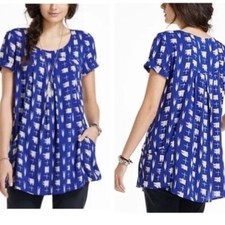 Anthropologie holding horses abstract tunic size small