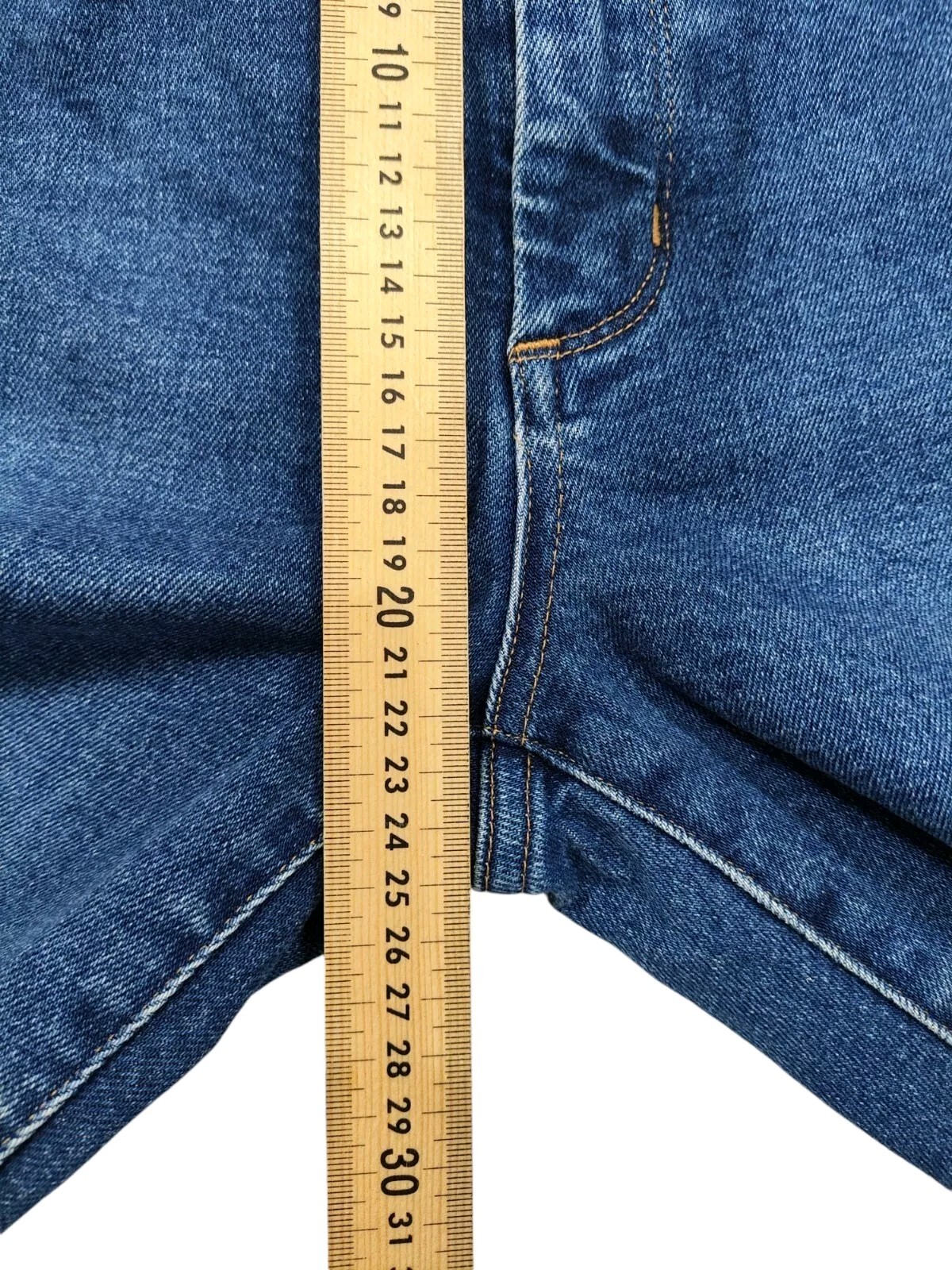 Neuw Bowery Jeans Women's Size 29W 29L Blue Denim Slim Tapered Stretch image 9