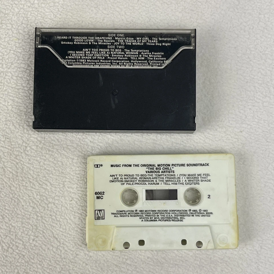 The Big Chill Soundtrack Cassette Tape Lot of 2 Foto 3 de 4