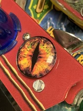 Custom Lord of the Rings GLASS EYE OF SAURON Pinball Machine Playfield Mod