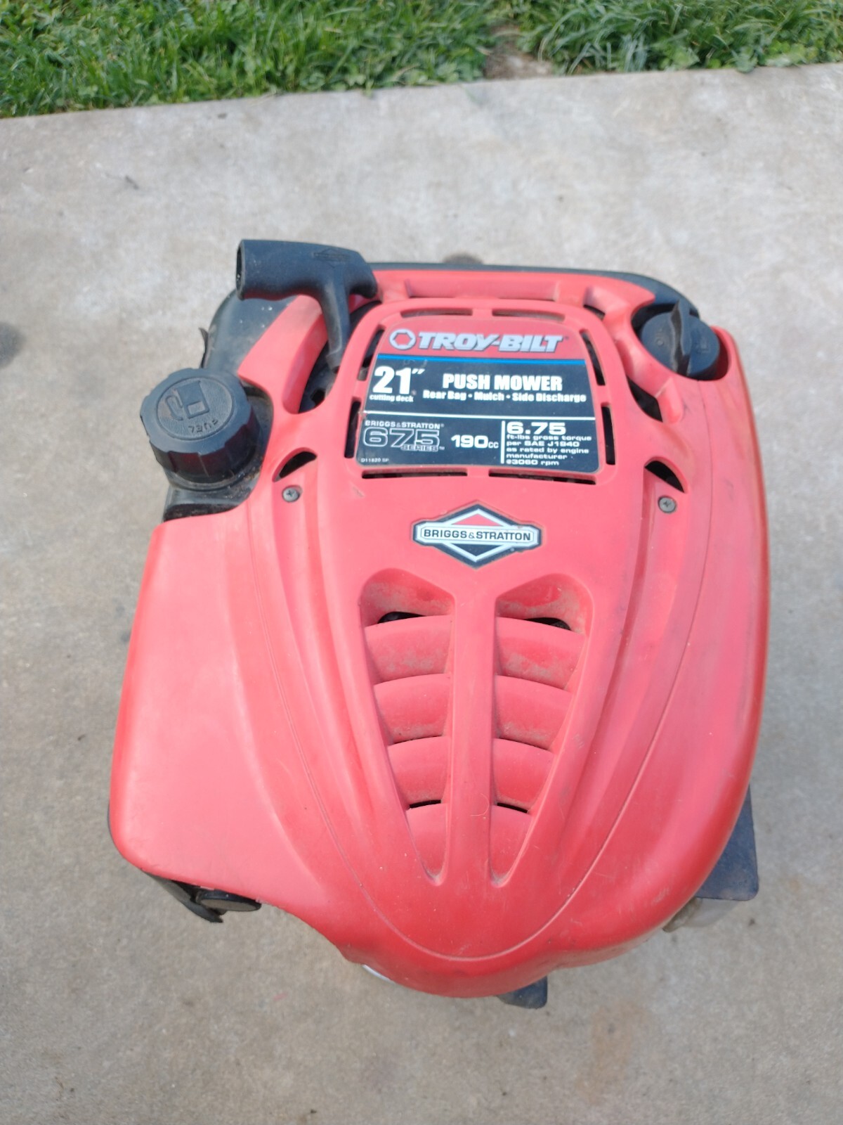 Briggs & Stratton 126T020675B2 Engine Powerful Motor 6.75 Series W/ Blade Adap eBay