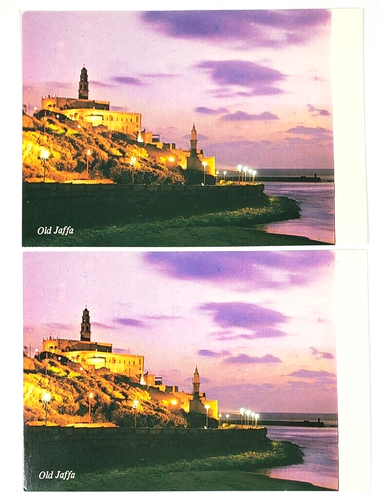 Cartoline d'epoca Gerusalemme vecchie Jaffa Isreal non spedite 4 x 5,75" lotto di 5 - Foto 4 di 5