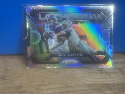 2023 Panini Prizm - Lockdown Silver Prizm #LD-5 Micah Parsons