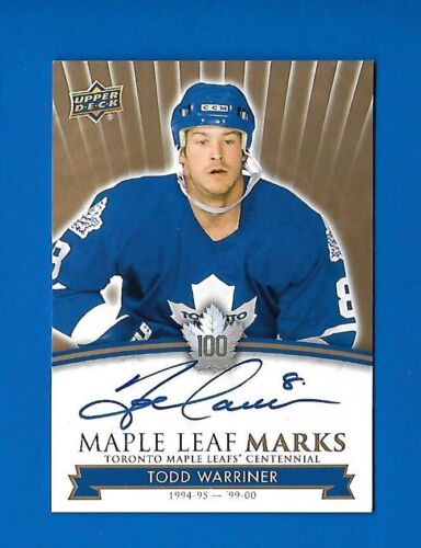 2017-18 TORONTO MAPLE LEAFS CENTENNIAL LEAF MARKS AUTOGRAPH & AKA CARD SEE LIST - Picture 85 of 91