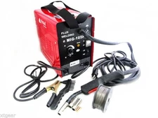 Auto Wire Feed 120 amp Mig Flux Welding Machine Mig Welder No Gas Weld 110V