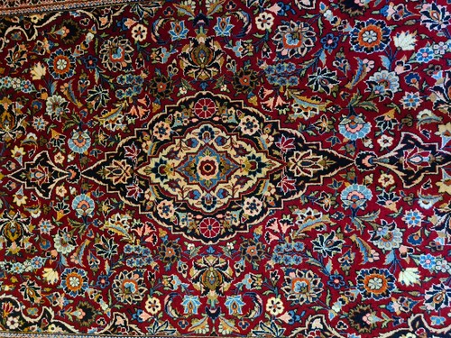 Handgeknüpfter Perser Keshan Orientteppich 220x133cm - Bild 16 von 24