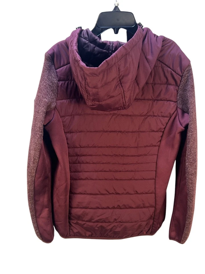 Regatta Great Outdoors Womens Quilted Hooded Jacket Sz M Burgundy  Lightweight P - Image 2 of 4