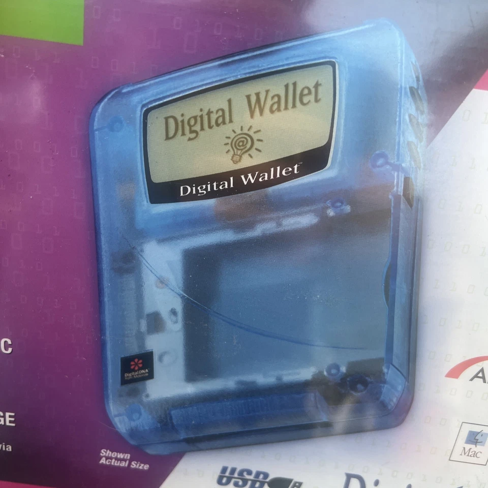 Vintage NEW Minds Work Digital Wallet 6 GB Portable Smart Storage Mac PC Sealed - Image 2 of 4