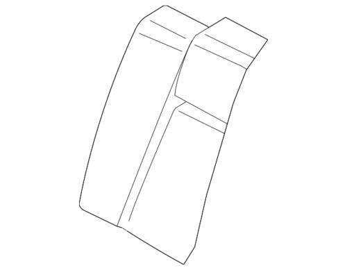 Cubierta del respaldo del asiento trasero izquierdo para Ford Mustang 2010 (N/P AR3Z-6366601-DC)