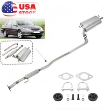 Resonator Muffler Exhaust System Kit For Toyota Camry 2.2L 97-01 Stainless Steel