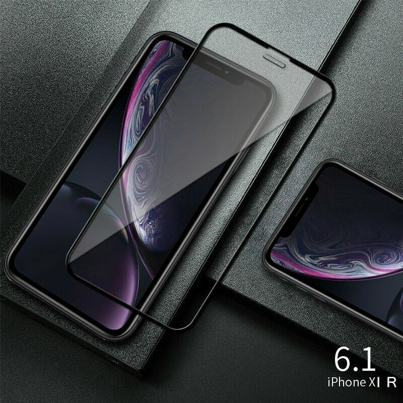 FULL COVER Screen Protector For iPhone 17 16 15 14 13 12 11 Pro Tempered Glass - Image 2 of 4