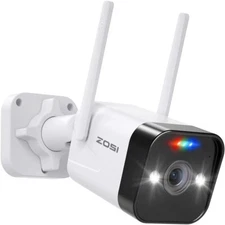 ZOSI 4MP WiFi Security Camera IP Cam with Alarm 2 Way Audio Human Car Detect