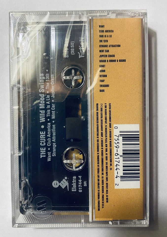 The Cure Wild Mood Swings Cassette Tape SEALED 1996 New Wave 13th Gone Mint NOS - Image 2 of 4