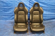 2000-04 HONDA S2000 AP1 F20C 2.0L OEM LEATHER LH RH FRONT SEATS *RIP* #3275