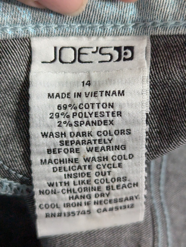 Joes ultra slim fit The jegging girls 14 green sparkle jeans pants NWT - Picture 7 of 7