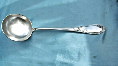 Louche Métal Argenté Vintage - Ustensile De Cuisine Déco Rétro