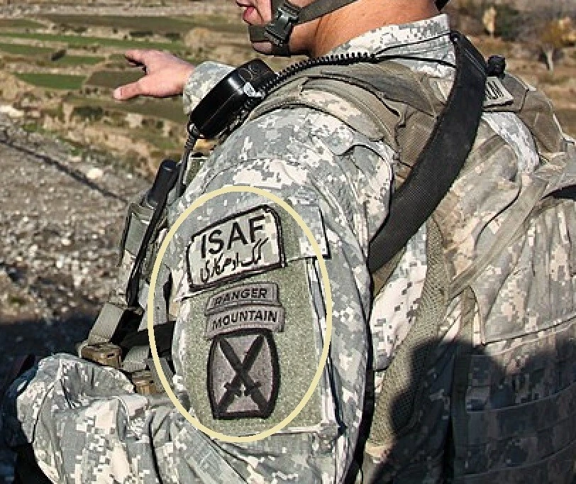 US AFGHANISTAN vêlkrö 4-PC: ISAF + 10th Mountain Division (LI) +