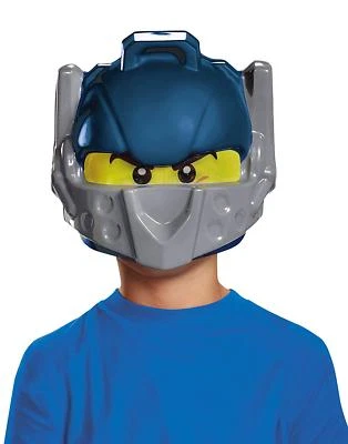LEGO Nexo Knights Maske Clay Ritter Karneval Fasching Verkleidung für Kinder - Bild 1 von 2