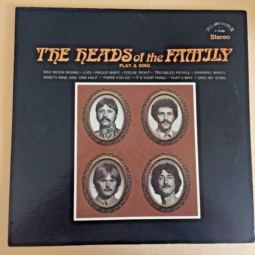 ROCK LP-The Heads Of The Family-PLAY AND SING- ALSHIRE 1969 Original 12'' Stereo - Picture 3 of 6